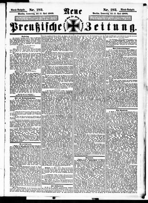 Neue preußische Zeitung vom 16.04.1908