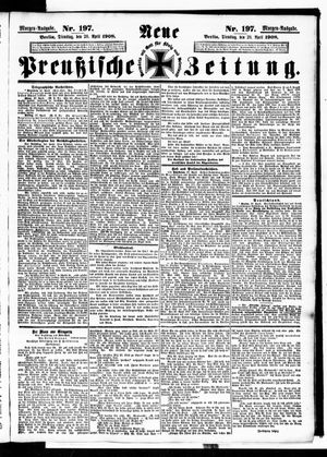 Neue preußische Zeitung on Apr 28, 1908