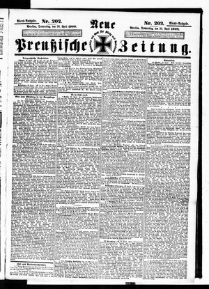 Neue preußische Zeitung vom 30.04.1908