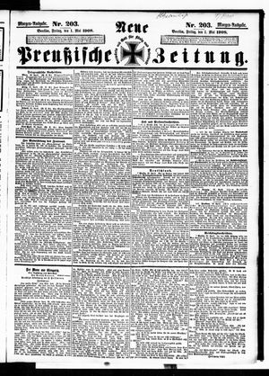 Neue preußische Zeitung on May 1, 1908