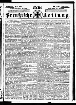 Neue preußische Zeitung vom 11.05.1908