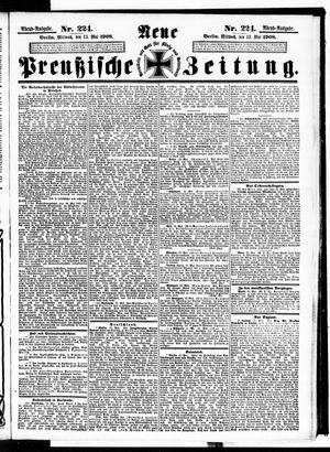Neue preußische Zeitung vom 13.05.1908