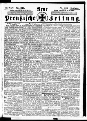 Neue preußische Zeitung vom 14.05.1908