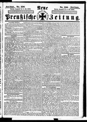 Neue preußische Zeitung vom 16.05.1908