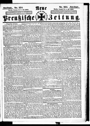 Neue preußische Zeitung vom 19.05.1908