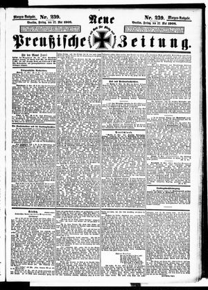 Neue preußische Zeitung vom 22.05.1908