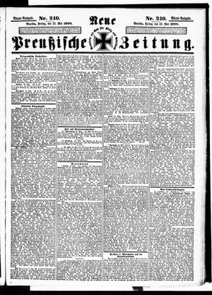 Neue preußische Zeitung vom 22.05.1908