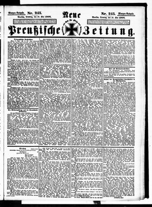 Neue preußische Zeitung vom 26.05.1908