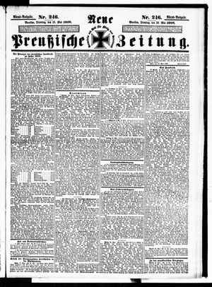 Neue preußische Zeitung vom 26.05.1908
