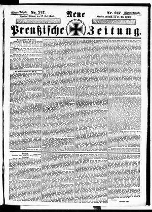 Neue preußische Zeitung vom 27.05.1908