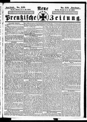 Neue preußische Zeitung vom 27.05.1908