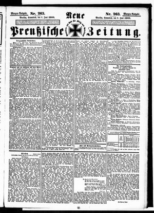 Neue preußische Zeitung vom 06.06.1908