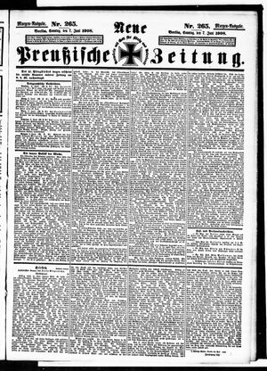 Neue preußische Zeitung vom 07.06.1908