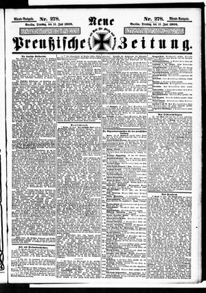 Neue preußische Zeitung vom 16.06.1908