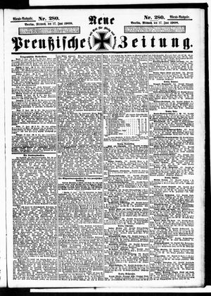 Neue preußische Zeitung vom 17.06.1908