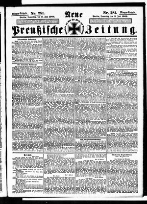 Neue preußische Zeitung vom 18.06.1908