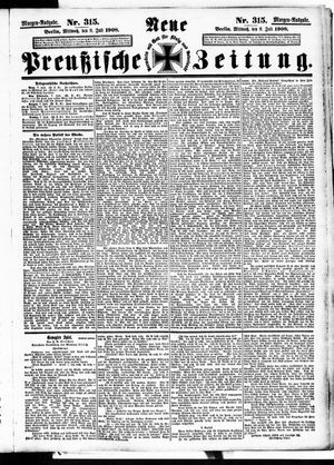 Neue preußische Zeitung vom 08.07.1908