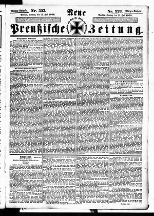 Neue preußische Zeitung vom 12.07.1908