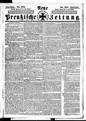 Neue preußische Zeitung vom 13.07.1908