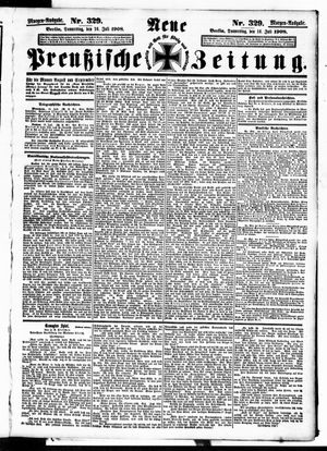 Neue preußische Zeitung vom 16.07.1908