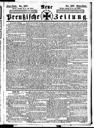 Neue preußische Zeitung vom 21.07.1908