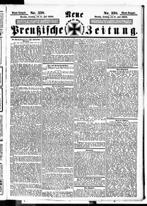 Neue preußische Zeitung vom 21.07.1908