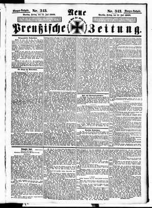Neue preußische Zeitung on Jul 24, 1908