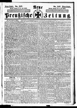 Neue preußische Zeitung vom 26.07.1908