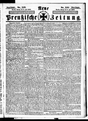 Neue preußische Zeitung vom 27.07.1908