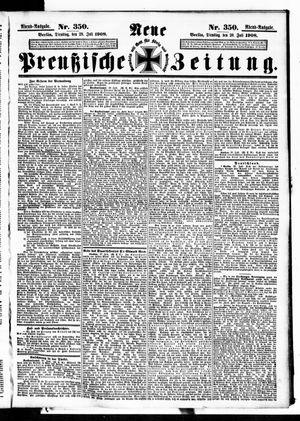 Neue preußische Zeitung vom 28.07.1908