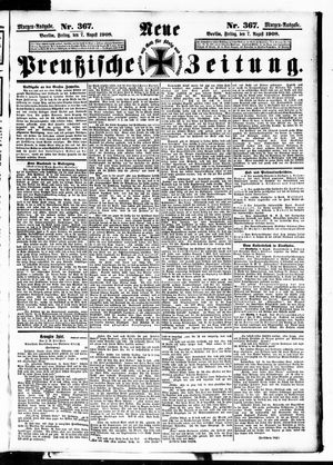 Neue preußische Zeitung vom 07.08.1908