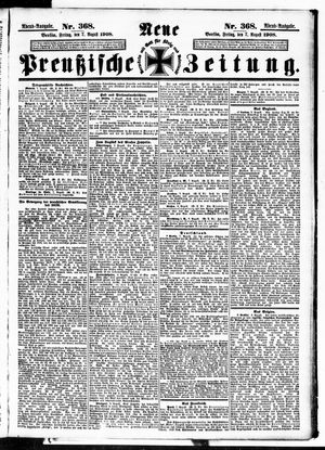 Neue preußische Zeitung vom 07.08.1908