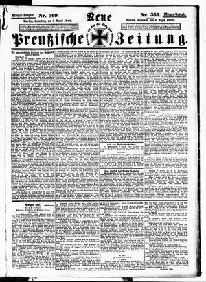 Neue preußische Zeitung on Aug 8, 1908