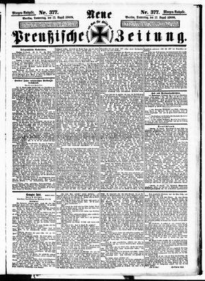 Neue preußische Zeitung vom 13.08.1908