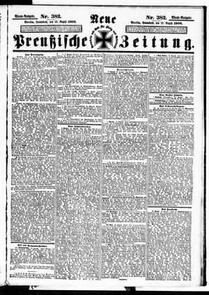 Neue preußische Zeitung vom 15.08.1908