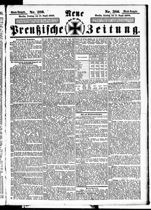 Neue preußische Zeitung on Aug 18, 1908