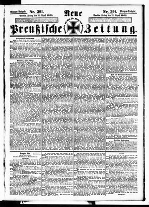 Neue preußische Zeitung vom 21.08.1908