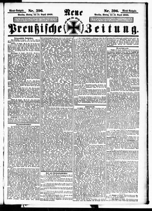 Neue preußische Zeitung vom 24.08.1908