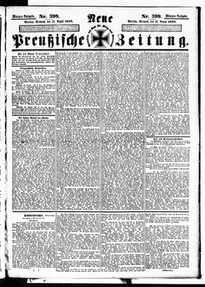 Neue preußische Zeitung vom 26.08.1908