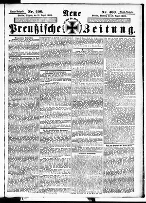 Neue preußische Zeitung vom 26.08.1908