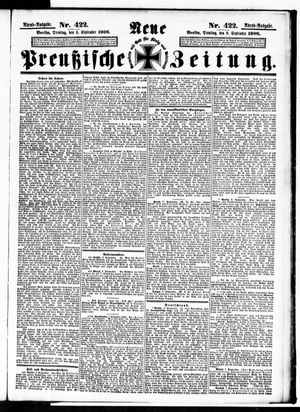 Neue preußische Zeitung vom 08.09.1908