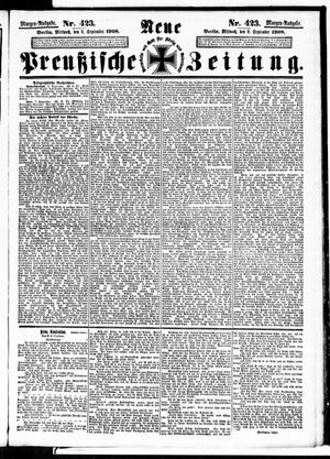 Neue preußische Zeitung vom 09.09.1908