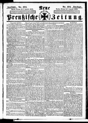 Neue preußische Zeitung vom 09.09.1908
