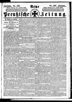 Neue preußische Zeitung vom 17.09.1908