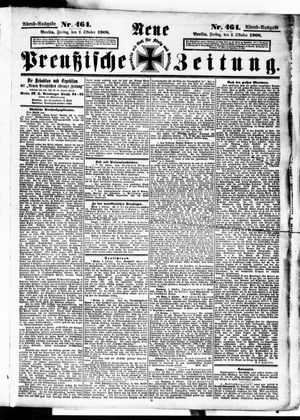 Neue preußische Zeitung vom 02.10.1908