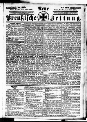 Neue preußische Zeitung vom 17.10.1908