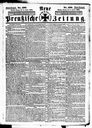 Neue preußische Zeitung vom 19.10.1908