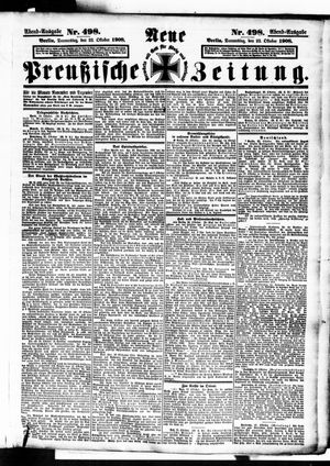 Neue preußische Zeitung vom 22.10.1908
