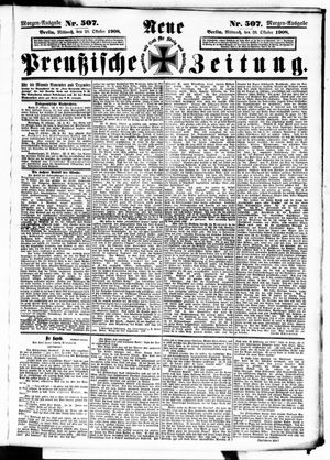 Neue preußische Zeitung vom 28.10.1908