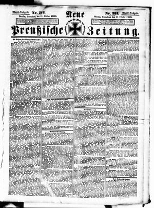 Neue preußische Zeitung on Oct 31, 1908